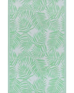 Discount Beliani Tappeto per esterni KOTA Verde chiaro 120 x 180 cm Reversibile Bianco Verde