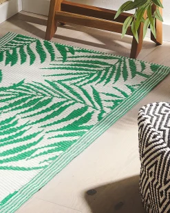 Clearance Beliani Tappeto per esterni KOTA Verde 60 x 105 cm Reversibile Bianco Verde