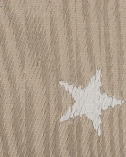 Best Beliani Tappeto per esterni LATUR Beige sabbia 120 x 180 cm Bianco Beige