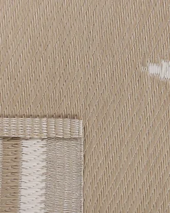 Best Beliani Tappeto per esterni LATUR Beige sabbia 120 x 180 cm Bianco Beige