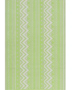 Beliani Tappeto per esterni NAGPUR Verde chiaro 120 x 180 cm Bianco Verde