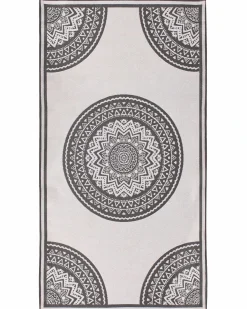 Sale Beliani Tappeto per esterni NELLORE Grigio Beige Grigio