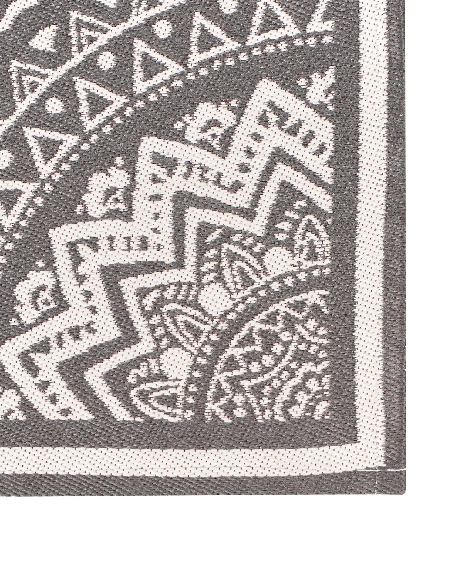 Sale Beliani Tappeto per esterni NELLORE Grigio Beige Grigio