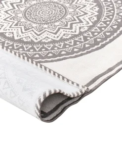 Hot Beliani Tappeto per esterni NELLORE Grigio Beige Grigio