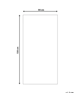 Best Beliani Tappeto per esterni SIKAR Verde chiaro 90 x 150 cm Bianco Verde