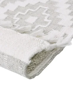 Discount Beliani Tappeto per esterni TABIAT Grigio Bianco Grigio
