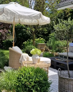 Discount Beliani Tappeto per esterni TABIAT Grigio Bianco Grigio