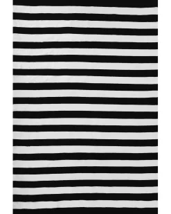 Discount Beliani Tappeto per esterni TAVAS Nero/Bianco Bianco Nero