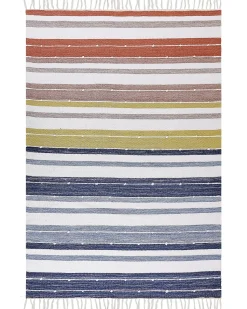 New Beliani Tappeto per esterni TOZAKLI Multicolore Bianco Blu Giallo Multicolore Rosso