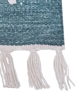 Discount Beliani Tappeto per esterni YAVU Blu Bianco Blu