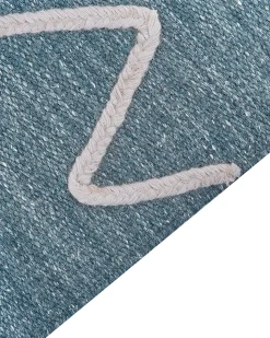 Discount Beliani Tappeto per esterni YAVU Blu Bianco Blu