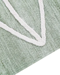 Hot Beliani Tappeto per esterni YAVU Verde chiaro Bianco Verde