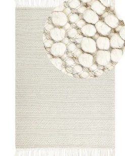 Online Beliani Tappeto PERTEK 160 x 230 cm Lana Beige