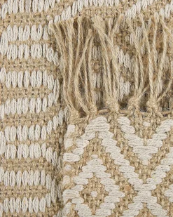New Beliani Tappeto POZANTI Iuta Beige