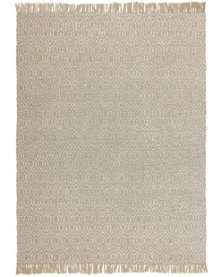Beliani Tappeto POZANTI Iuta Beige