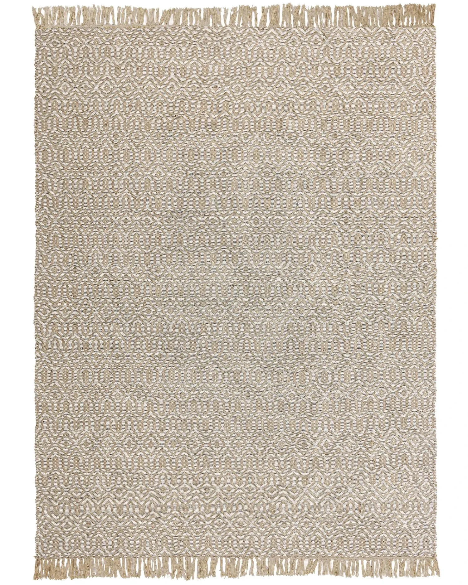 Beliani Tappeto POZANTI Iuta Beige