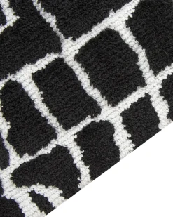 Beliani Tappeto PUNGE Nero 300 x 400 cm Bianco Nero