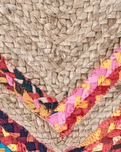 Sale Beliani Tappeto RAIGAD Multicolore 160 x 230 cm Iuta Beige Multicolore
