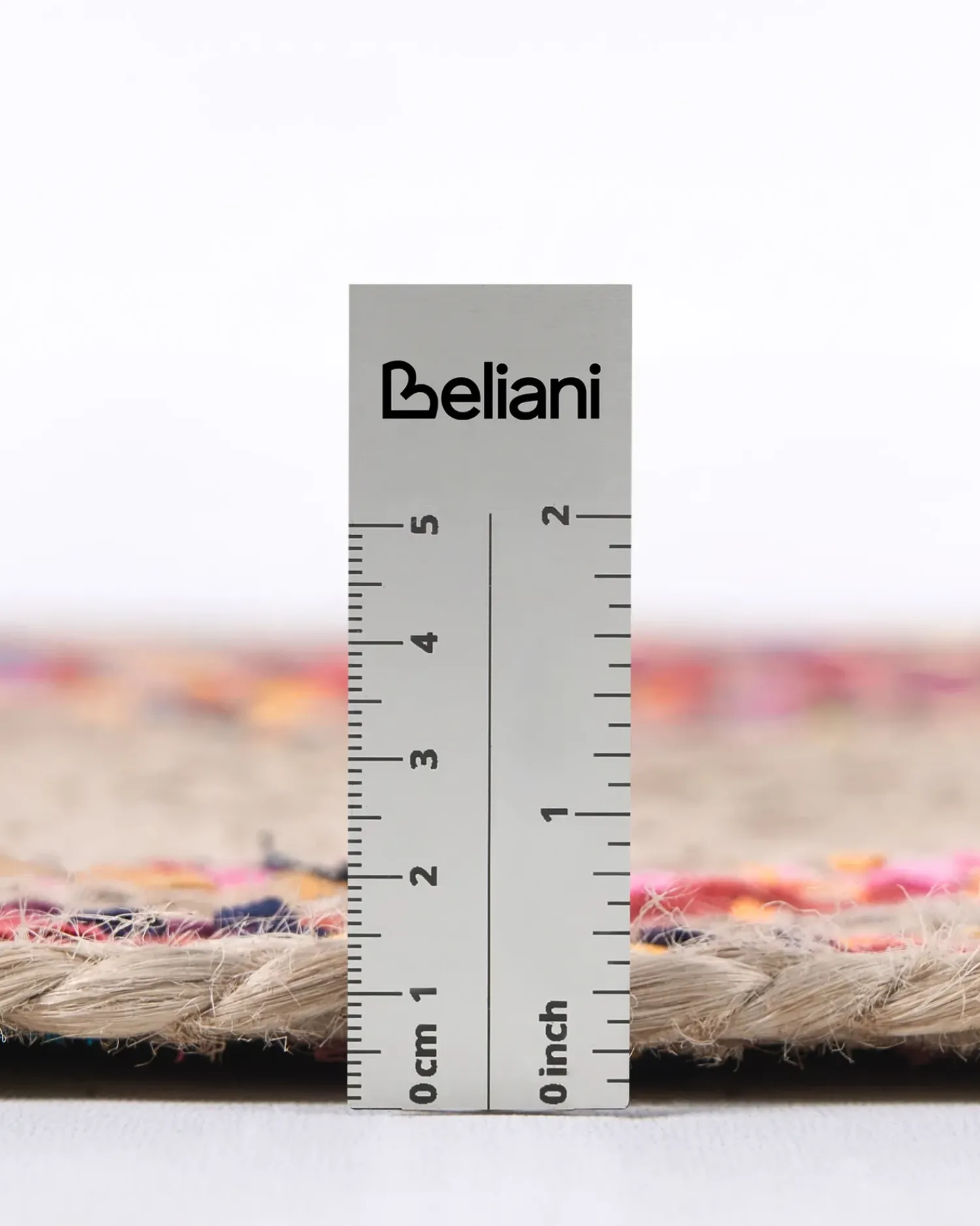 Sale Beliani Tappeto RAIGAD Multicolore 160 x 230 cm Iuta Beige Multicolore