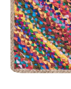 Sale Beliani Tappeto RAIGAD Multicolore 160 x 230 cm Iuta Beige Multicolore