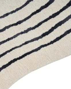 Clearance Beliani Tappeto RAMZAN Beige 200 x 300 cm Viscosa Beige Nero