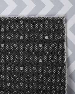 Beliani Tappeto SAIKHEDA Bianco Bianco Grigio
