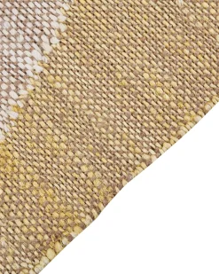 Outlet Beliani Tappeto SAMLAR Marrone Iuta Giallo Marrone