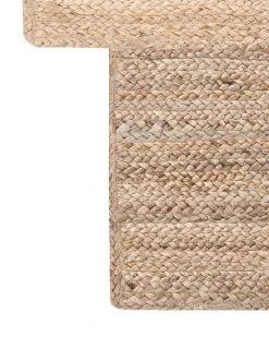 New Beliani Tappeto SANGLI Iuta Beige