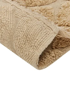 Beliani Tappeto SANLIURFA sabbia Cotone Beige