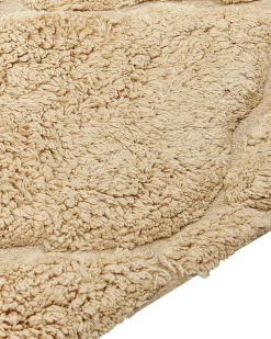 Beliani Tappeto SANLIURFA sabbia Cotone Beige