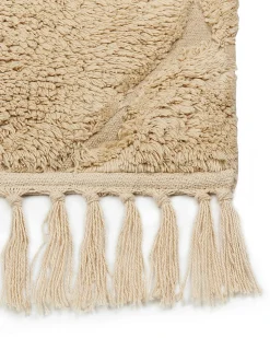 Beliani Tappeto SANLIURFA sabbia Cotone Beige