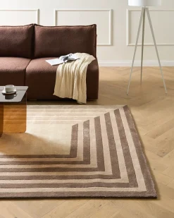 Outlet Beliani Tappeto SARAI Viscosa Beige