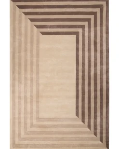Outlet Beliani Tappeto SARAI Viscosa Beige
