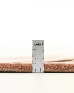 Hot Beliani Tappeto SARGODHA Multicolore ø 140 cm Lana Beige Bianco Grigio Multicolore