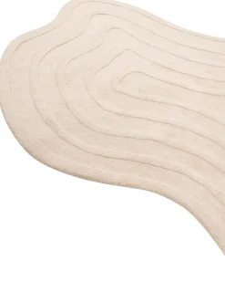 Outlet Beliani Tappeto SATNA 160 x 230 cm Lana Beige
