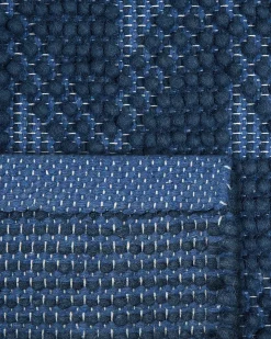 New Beliani Tappeto SAVRAN marino 80 x 150 cm Lana Blu