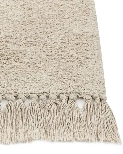 Online Beliani Tappeto SAZLI Beige Cotone Beige Nero