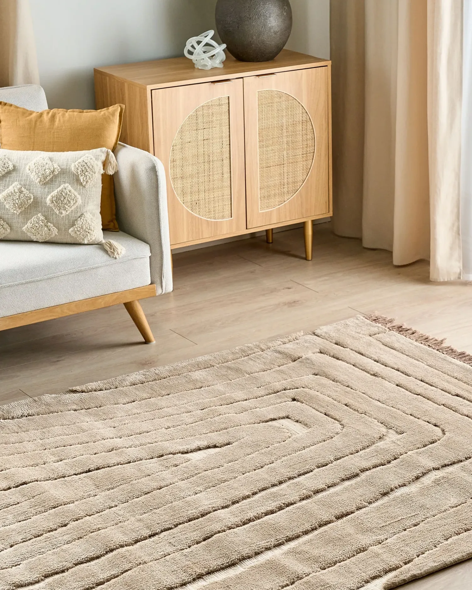 Best Beliani Tappeto SAZOO Beige