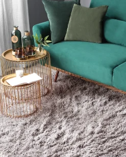Discount Beliani Tappeto Shaggy CIDE chiaro Grigio