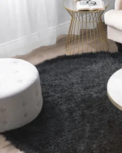 Outlet Beliani Tappeto Shaggy CIDE Nero