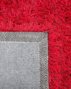 Outlet Beliani Tappeto Shaggy CIDE Rosso