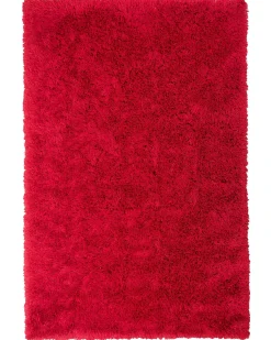 Outlet Beliani Tappeto Shaggy CIDE Rosso