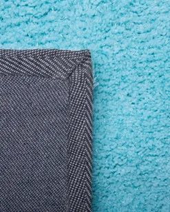 Hot Beliani Tappeto Shaggy DEMRE Azzurro Blu