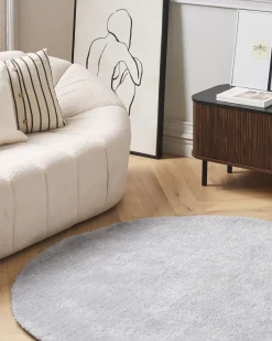 Outlet Beliani Tappeto Shaggy DEMRE chiaro Grigio