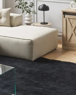 Discount Beliani Tappeto Shaggy DEMRE Nero