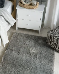 Sale Beliani Tappeto Shaggy EVREN chiaro 80 x 150 cm Grigio