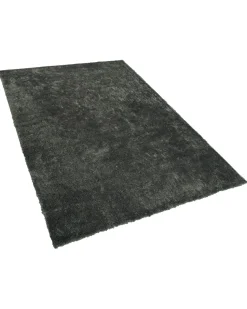 Clearance Beliani Tappeto Shaggy EVREN scuro Grigio
