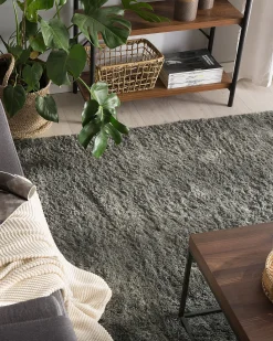 Clearance Beliani Tappeto Shaggy EVREN scuro Grigio