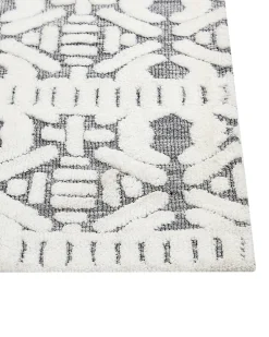 Online Beliani Tappeto SIBI Bianco 300 x 400 cm Bianco Grigio