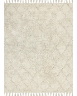 Discount Beliani Tappeto SILCHAR Cotone Beige